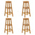 5 Piece Garden Bar Set Solid Wood Acacia