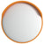 Outdoor Convex Traffic Mirror Orange Ø30 cm Polycarbonate