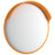 Outdoor Convex Traffic Mirror Orange Ø30 cm Polycarbonate