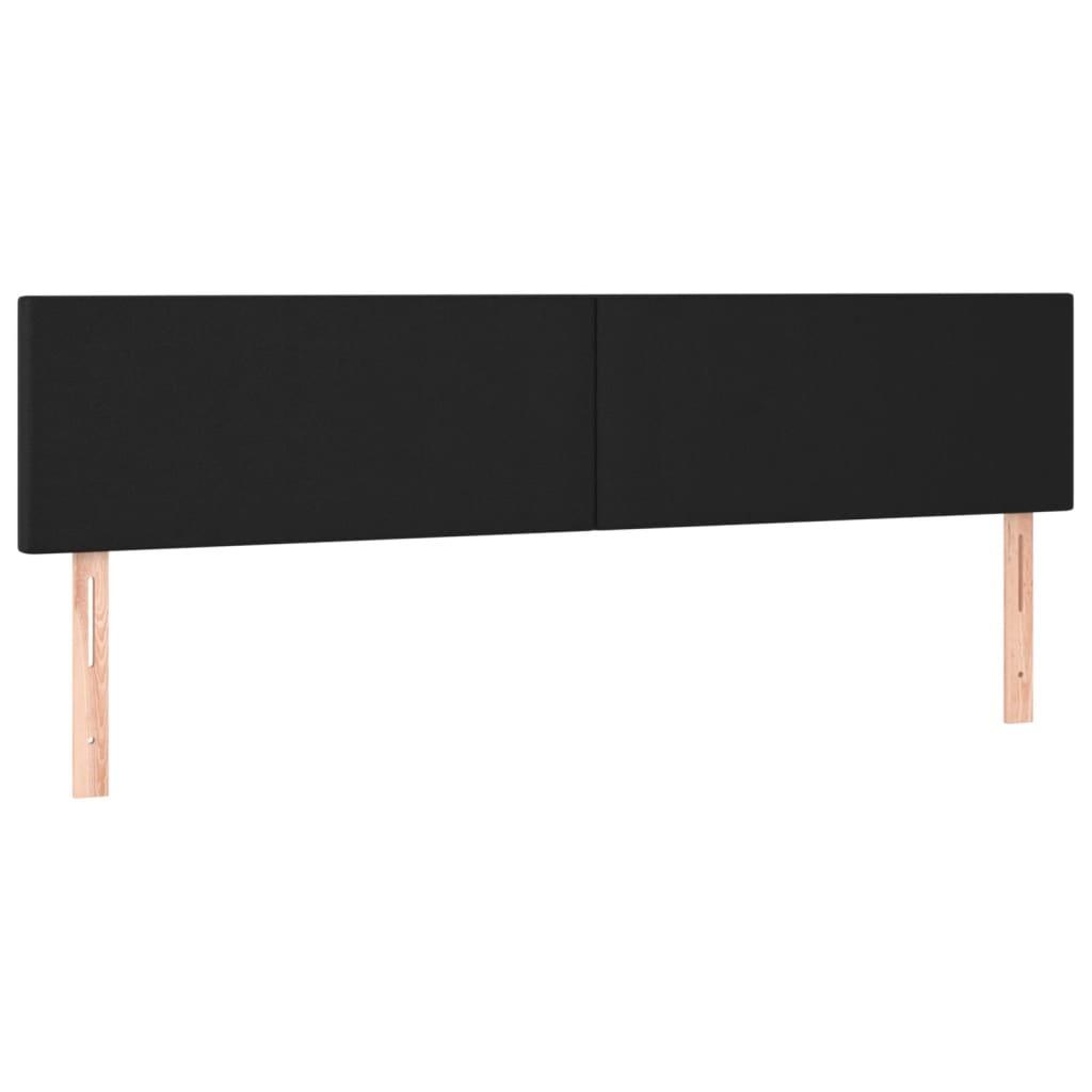 Headboards Black 160x5x78/88 cm Faux Leather