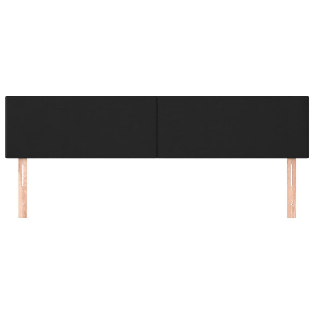 Headboards Black 160x5x78/88 cm Faux Leather