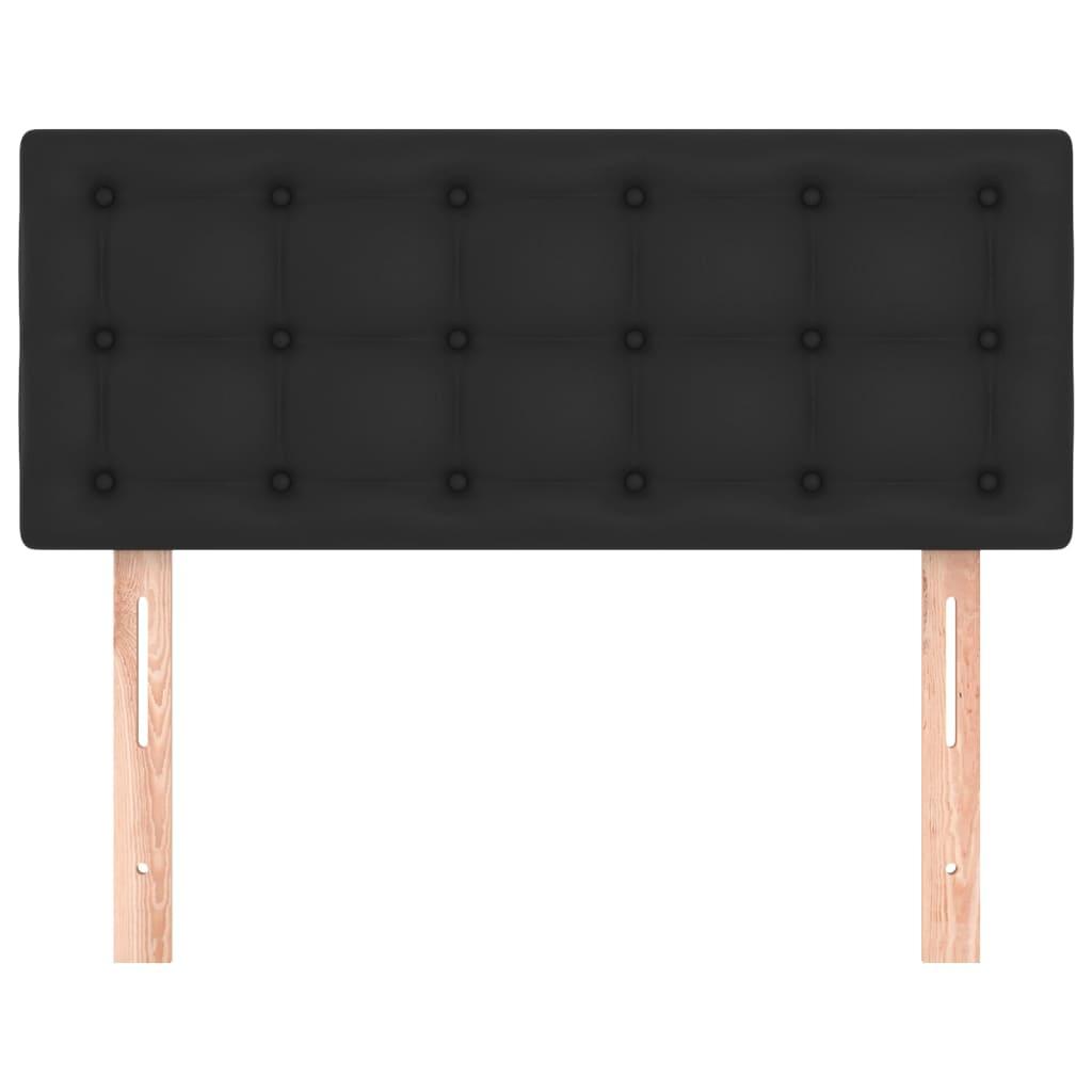 Headboard Black 100 cm Faux Leather