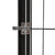 10-Panel Dog Playpen Black 50x100 cm Powder-coated Steel