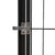38-Panel Dog Playpen Black 50x100 cm Powder-coated Steel