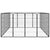 20-Panel Dog Playpen Black 50x100 cm Powder-coated Steel