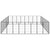36-Panel Dog Playpen Black 50x100 cm Powder-coated Steel