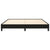 Bed Frame without Mattress Black 152x203 cm Queen Fabric