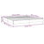Bed Frame without Mattress Black 152x203 cm Queen Fabric