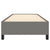 Bed Frame without Mattress Dark Grey King Single Fabric