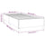 Bed Frame without Mattress Dark Grey King Single Fabric