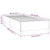 Bed Frame without Mattress Black King Single Faux Leather