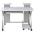 Computer Desk White 110x52x88.5 cm Engineered Wood