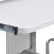 Computer Desk White 110x52x88.5 cm Engineered Wood