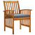 Garden Dining Chairs 6 pcs with Cushions Solid Wood Acacia