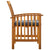 Garden Dining Chairs 6 pcs with Cushions Solid Wood Acacia