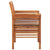 Garden Dining Chairs with Cushions 4 pcs Solid Wood Acacia