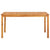 3 Piece Outdoor Dining Set with Cushions Solid Wood Acacia