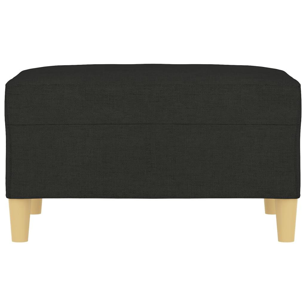 Footstool Black 70x55x41 cm Fabric