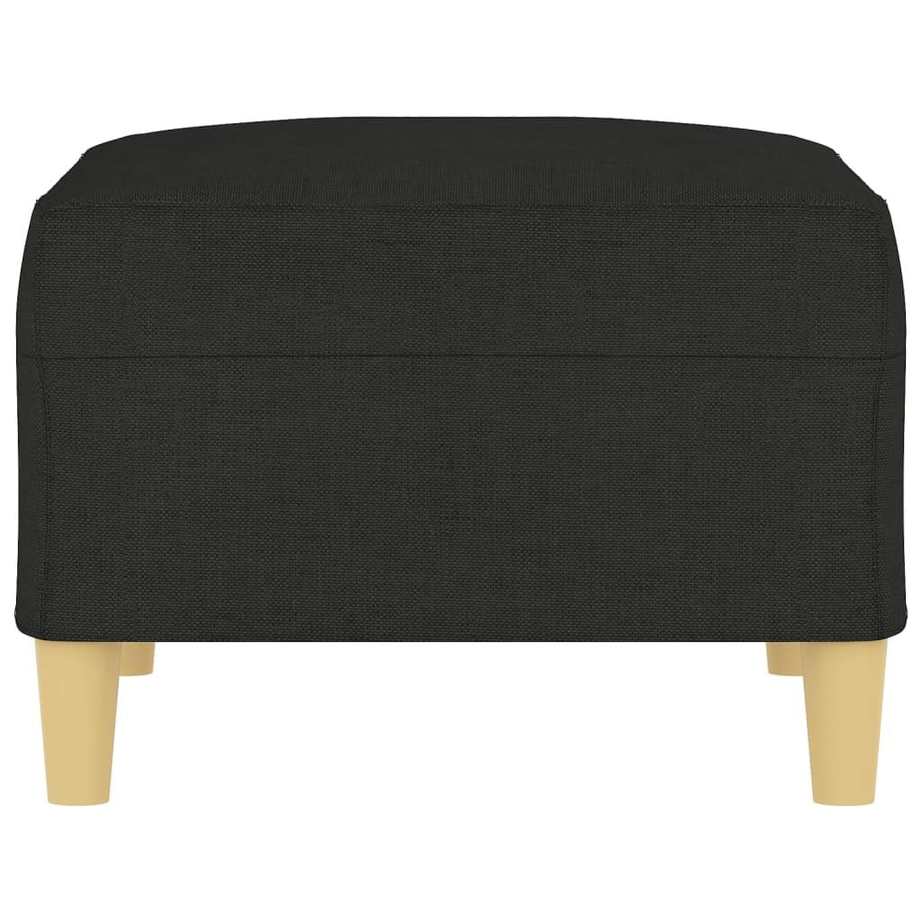 Footstool Black 70x55x41 cm Fabric
