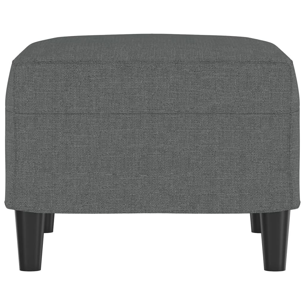 Footstool Dark Grey 60x50x41 cm Fabric