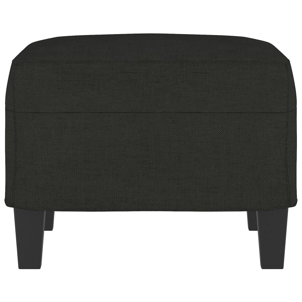 Footstool Black 60x50x41 cm Fabric
