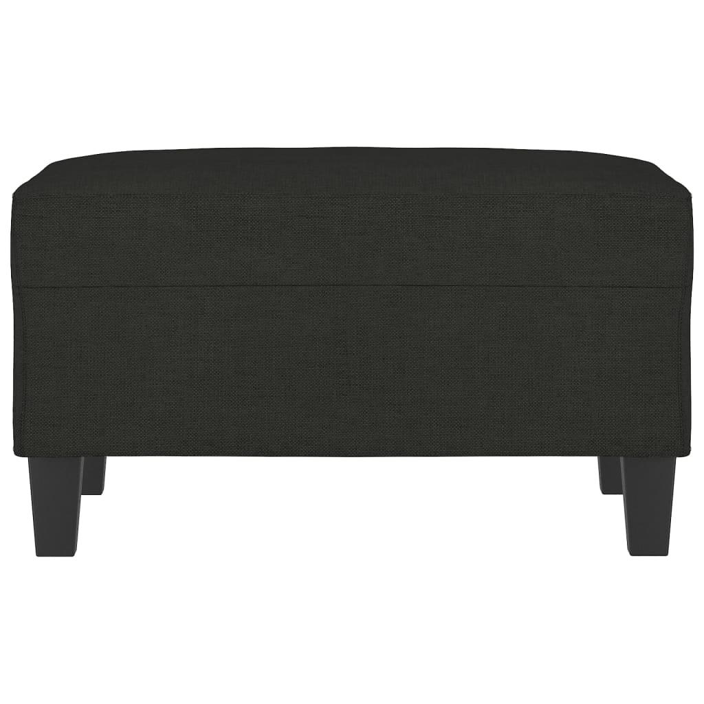 Footstool Black 70x55x41 cm Fabric