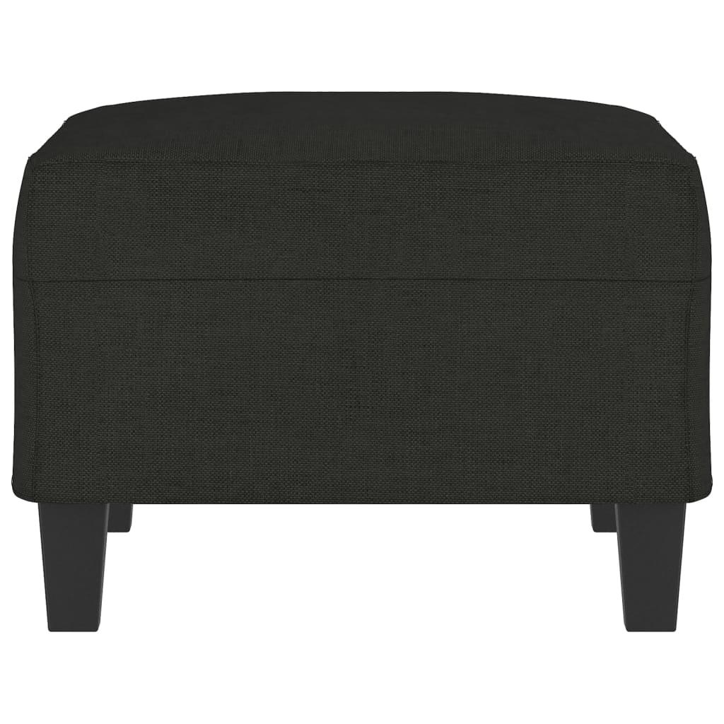 Footstool Black 70x55x41 cm Fabric