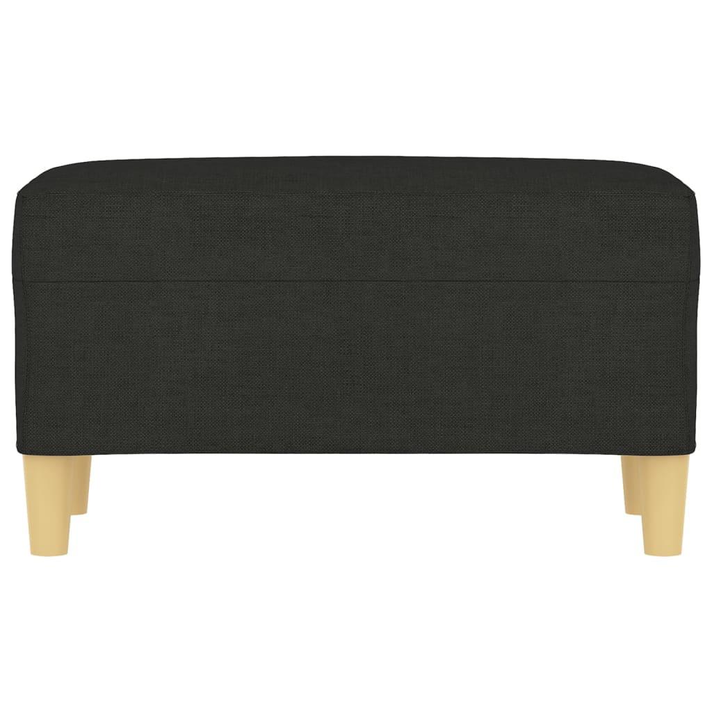 Bench Black 70x35x41 cm Fabric