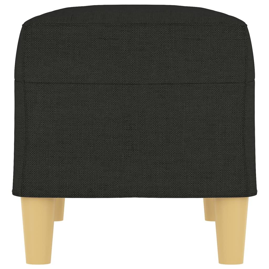 Bench Black 70x35x41 cm Fabric