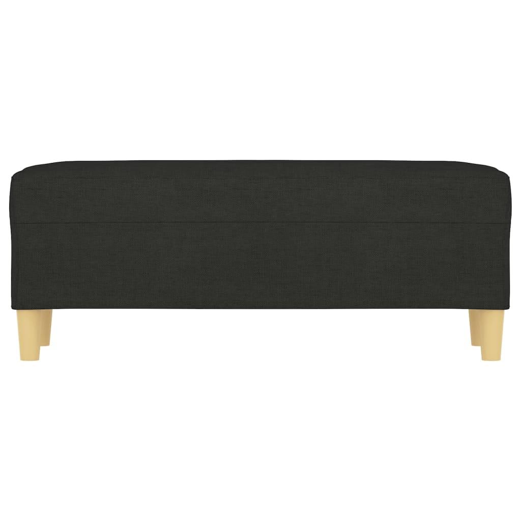 Bench Black 100x35x41 cm Fabric