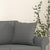 Throw Pillows 2 pcs Dark Grey 40x40 cm Fabric