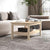 Coffee Table 80x50x40 cm Solid Wood Pine