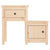 Bedside Cabinets 2 pcs 79.5x38x65.5 cm Solid Wood Pine