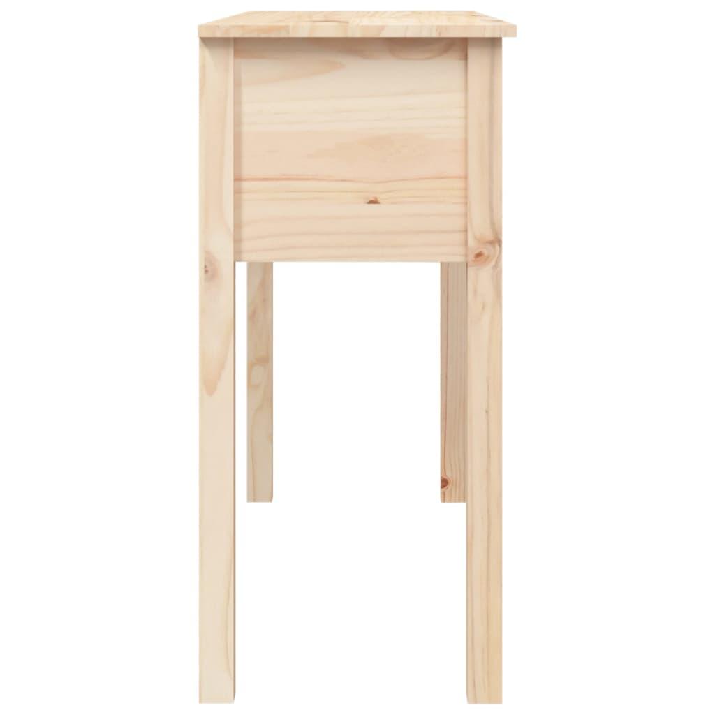 Console Table 100x35x75 cm Solid Wood Pine