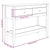 Console Table 100x35x75 cm Solid Wood Pine