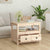Coffee Table 71x49x55 cm Solid Wood Pine