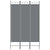 3-Panel Room Divider Anthracite 120x200 cm Fabric