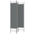 3-Panel Room Divider Anthracite 120x200 cm Fabric
