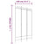 3-Panel Room Divider Anthracite 120x200 cm Fabric
