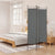 3-Panel Room Divider Anthracite 120x200 cm Fabric