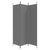 3-Panel Room Divider Anthracite 150x200 cm Fabric