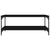 Coffee Table Black 100x50x40 cm Engineered Wood
