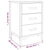 Bedside Cabinet Brown 40x30x55 cm Solid Pinewood