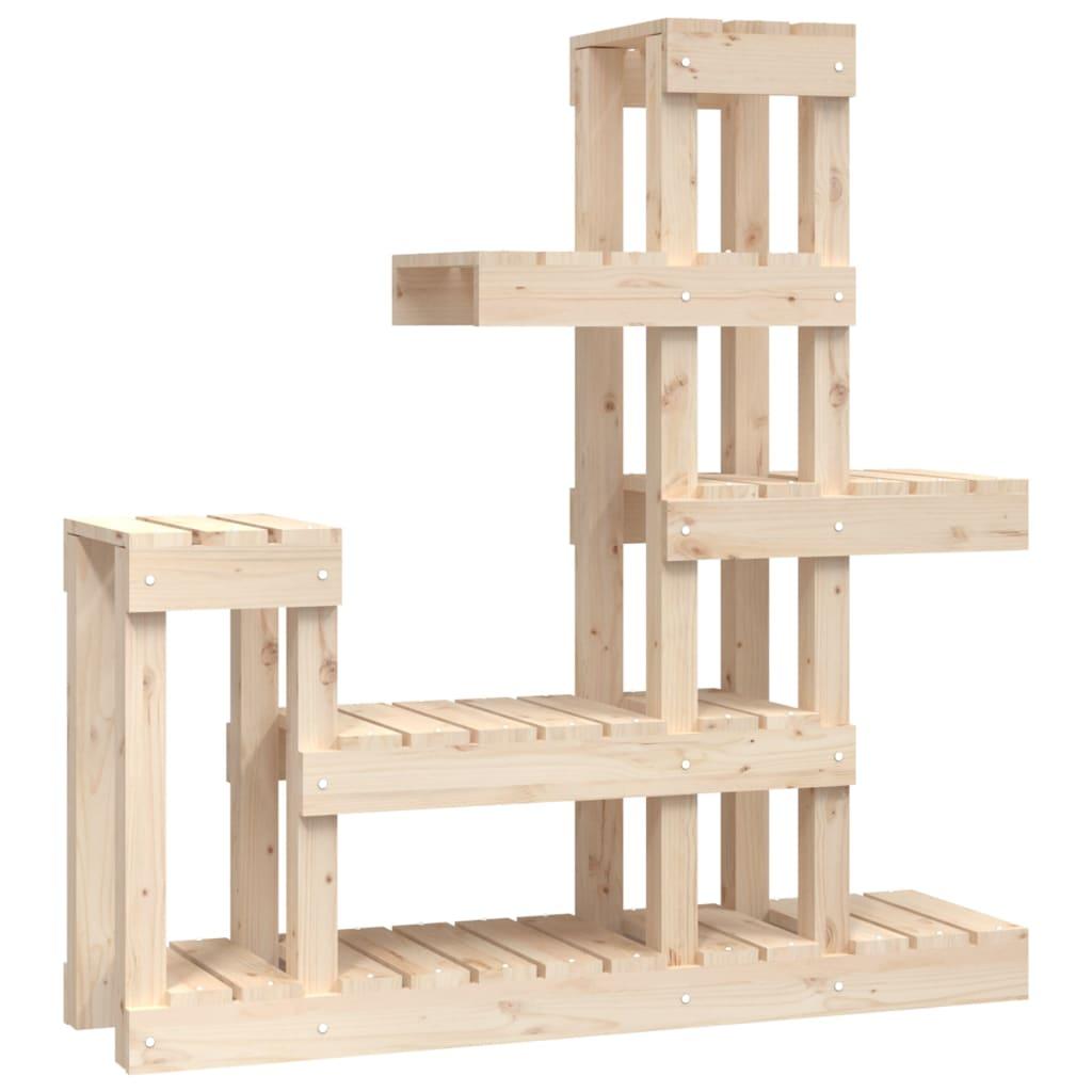 Plant Stand 92x25x97 cm Solid Wood Pine