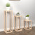 3 Piece Plant Stand Set Solid Wood Pine