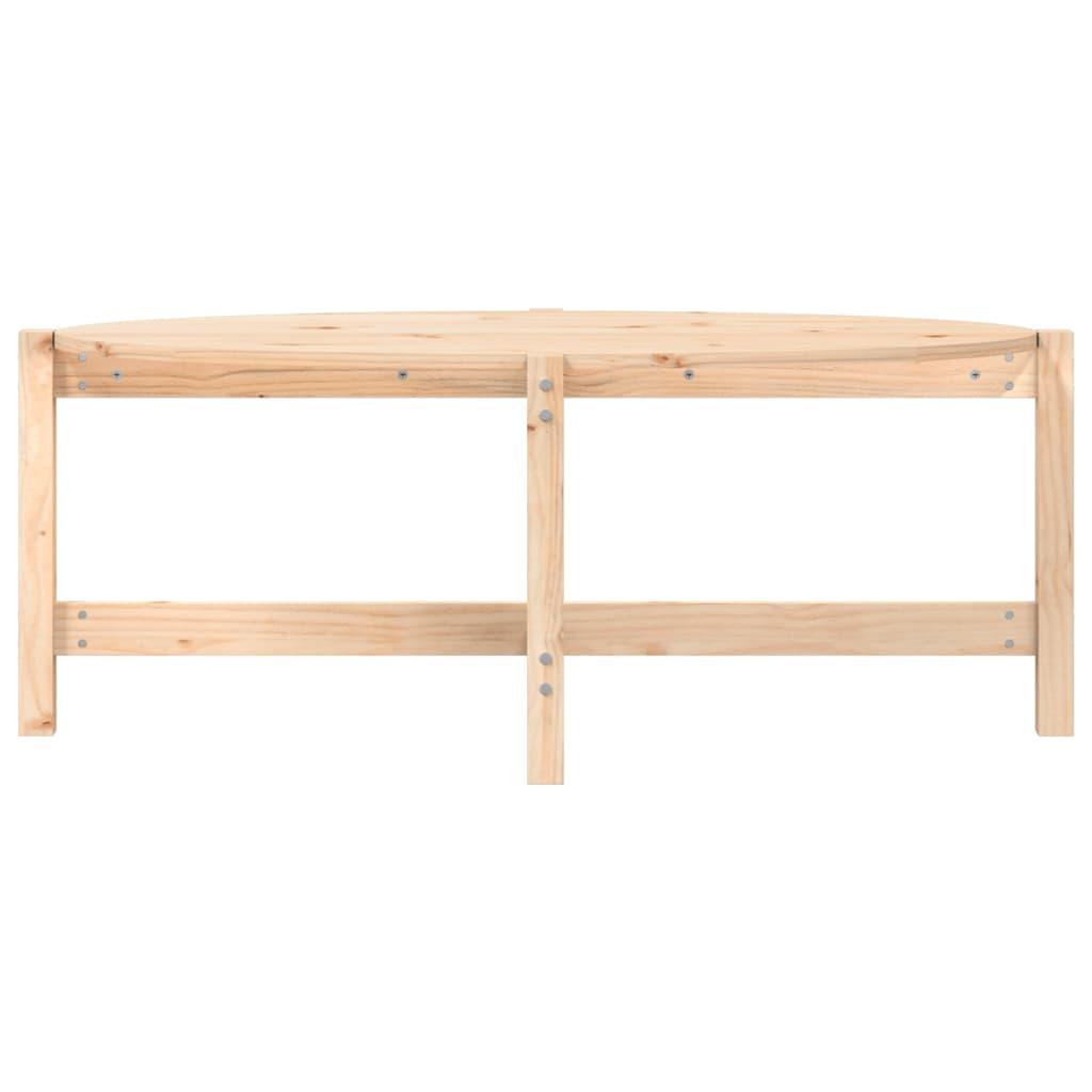 Coffee Table 118x63x45 cm Solid Wood Pine