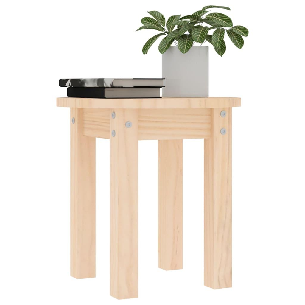 Coffee Table Ø 35x35 cm Solid Wood Pine