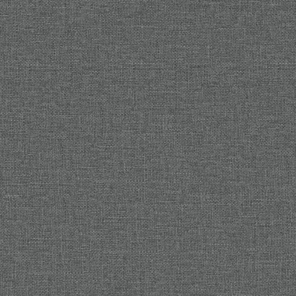 Swivel Office Chair Dark Grey Fabric