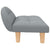 Dog Bed Light Grey 70x52x30 cm Fabric