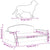 Dog Bed Light Grey 70x45x30 cm Fabric